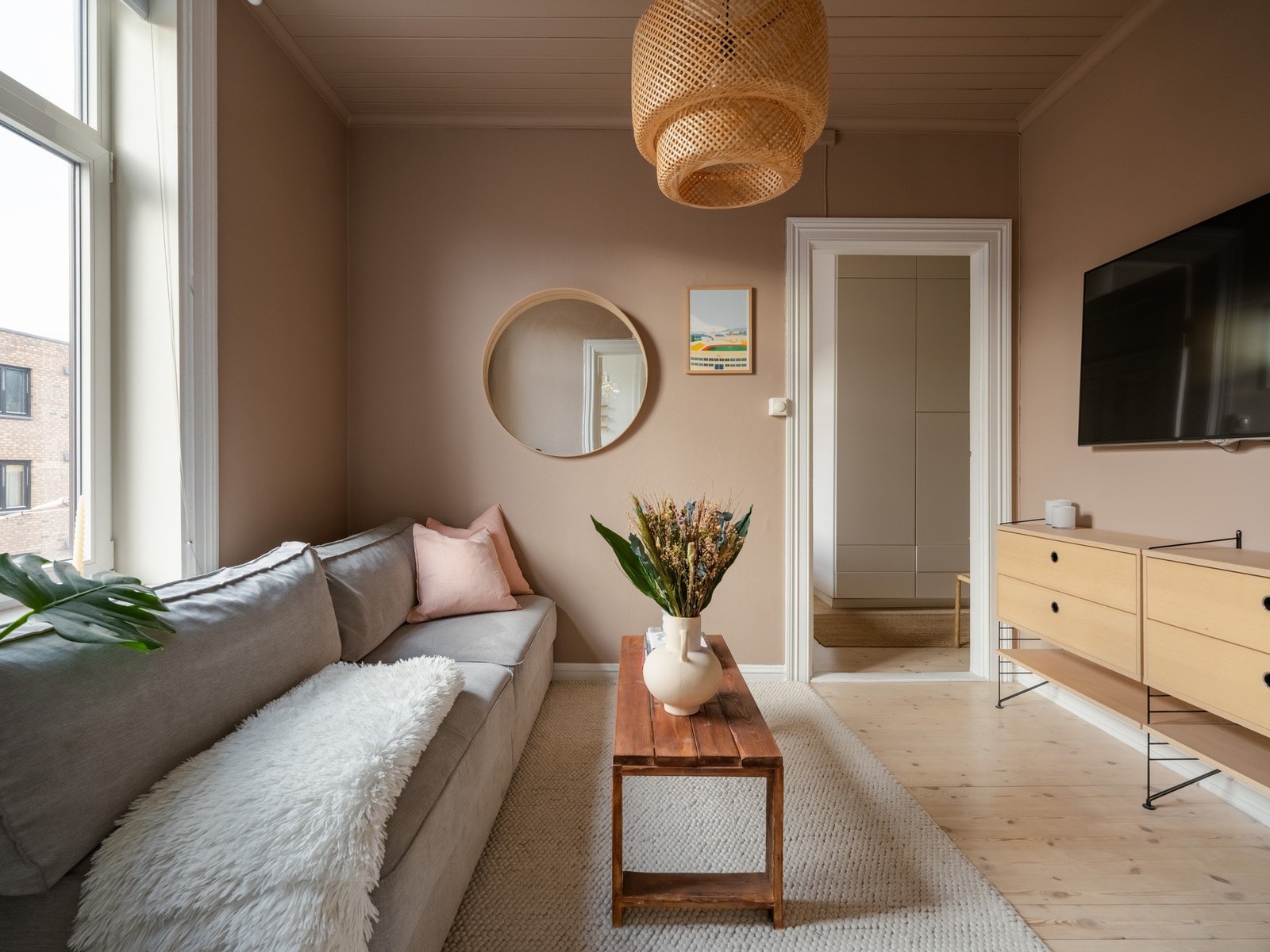 Rommet er av god størrelse, på ca. 9 kvadratmeter. Galleribilde