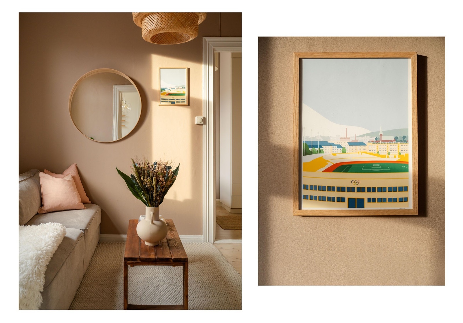 Går an å se på OL her inne. Galleribilde