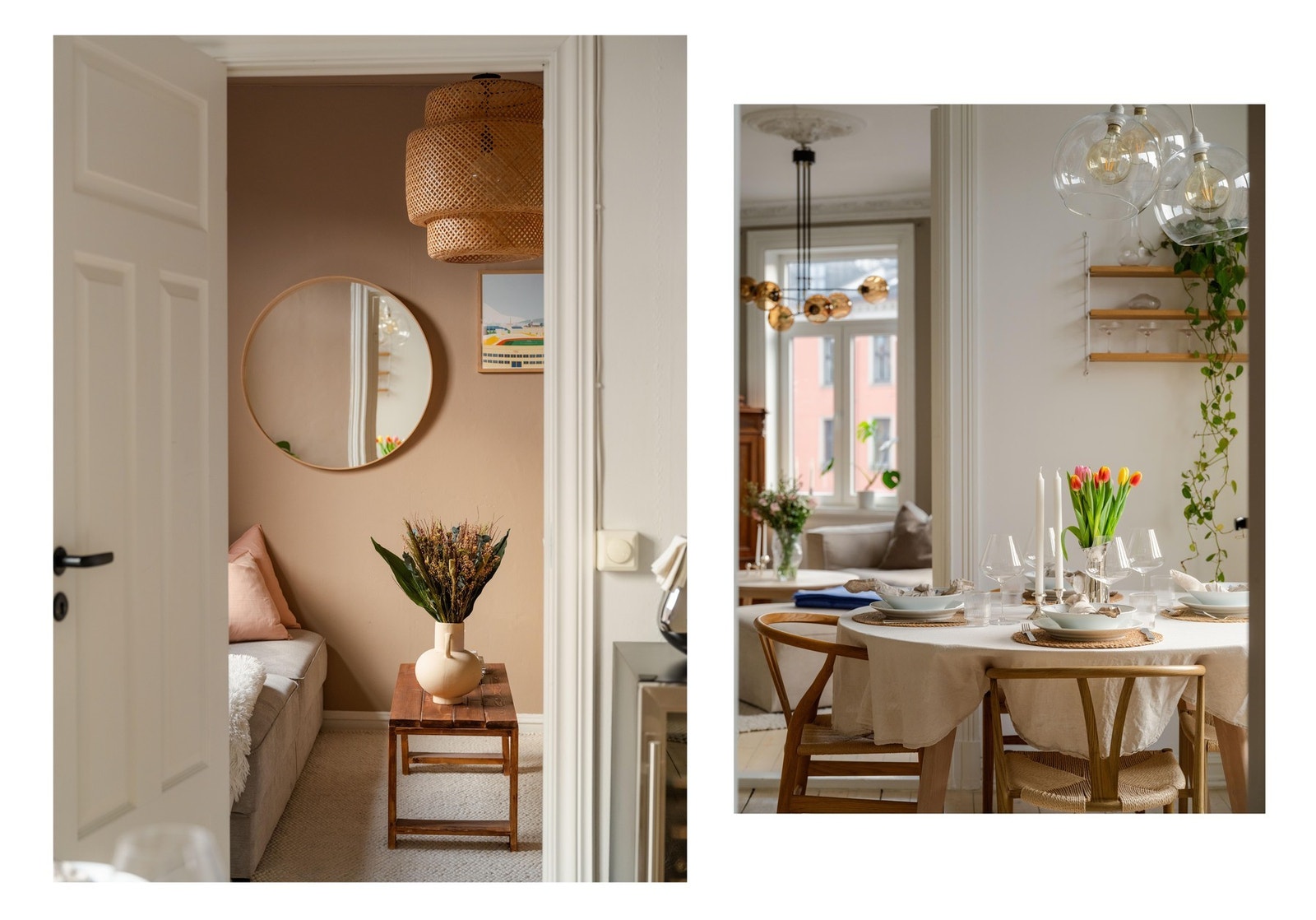 Fra kjøkkenet finner vi det minste av de to soverommene. Galleribilde