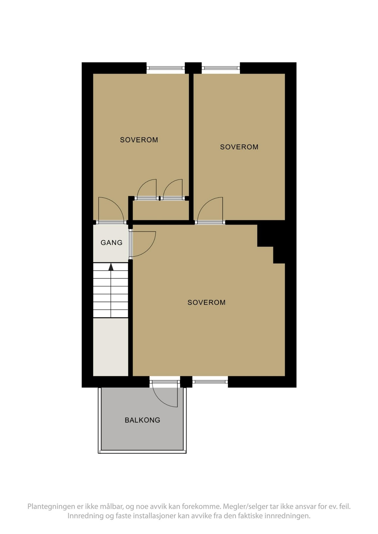 Plantegninger 2.etg. Galleribilde