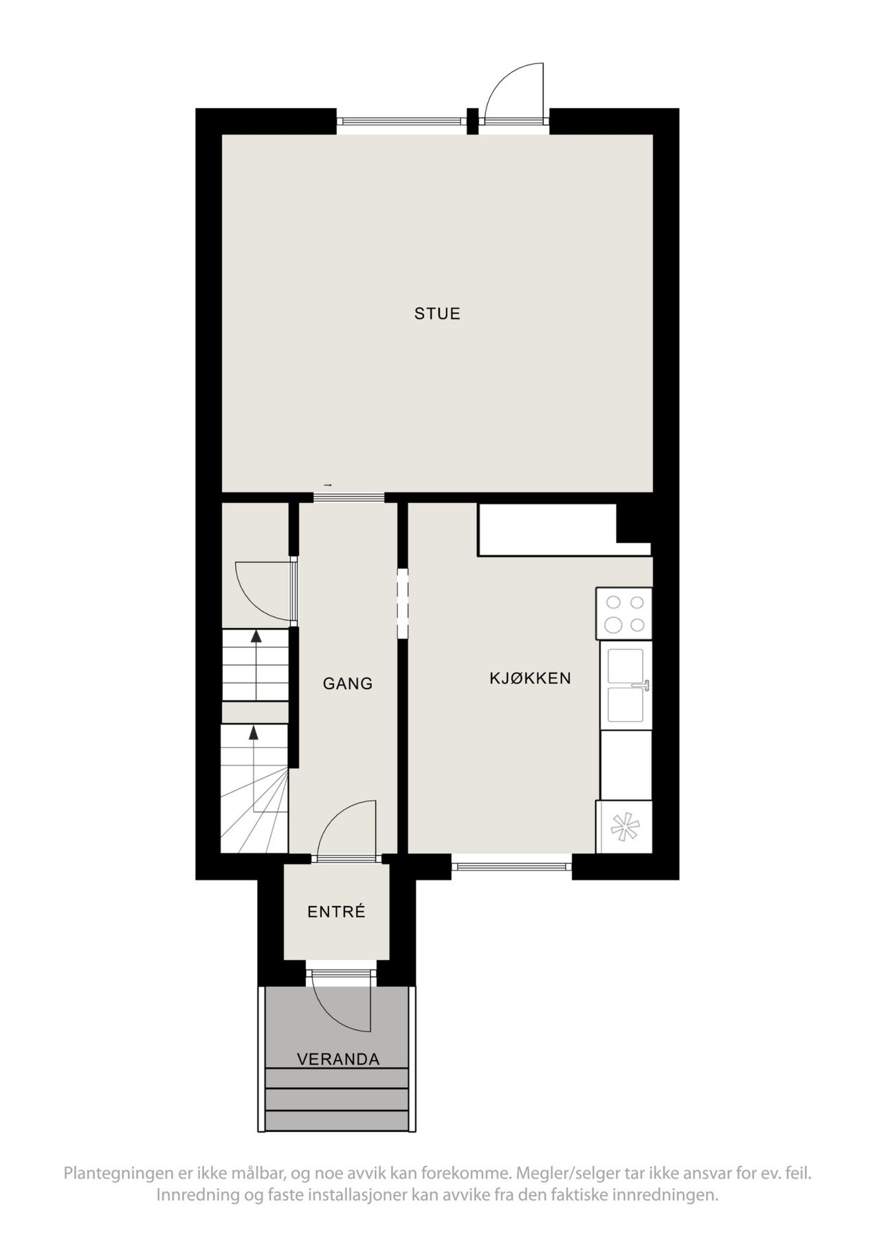 Plantegninger 1.etg. Galleribilde