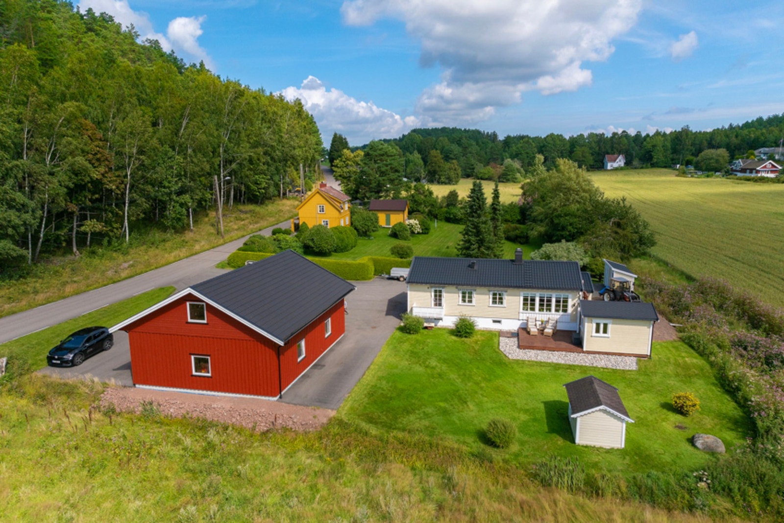 Her får du småbruksfølelsen. Galleribilde