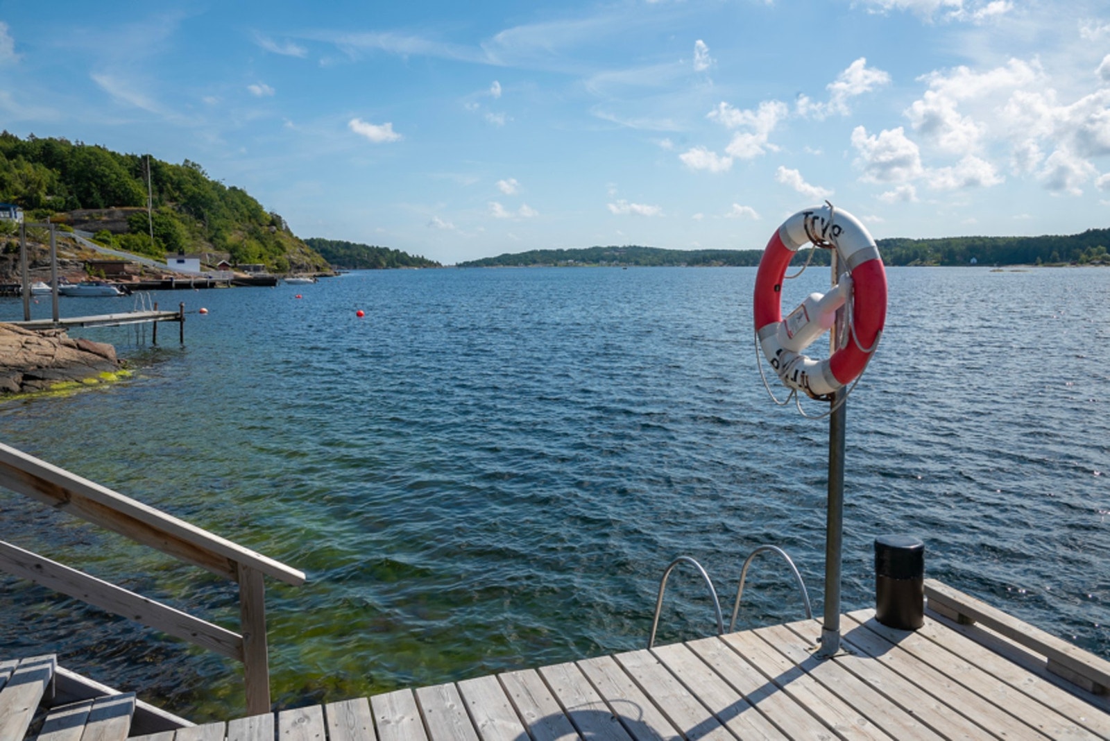 Fin badeplass. Galleribilde