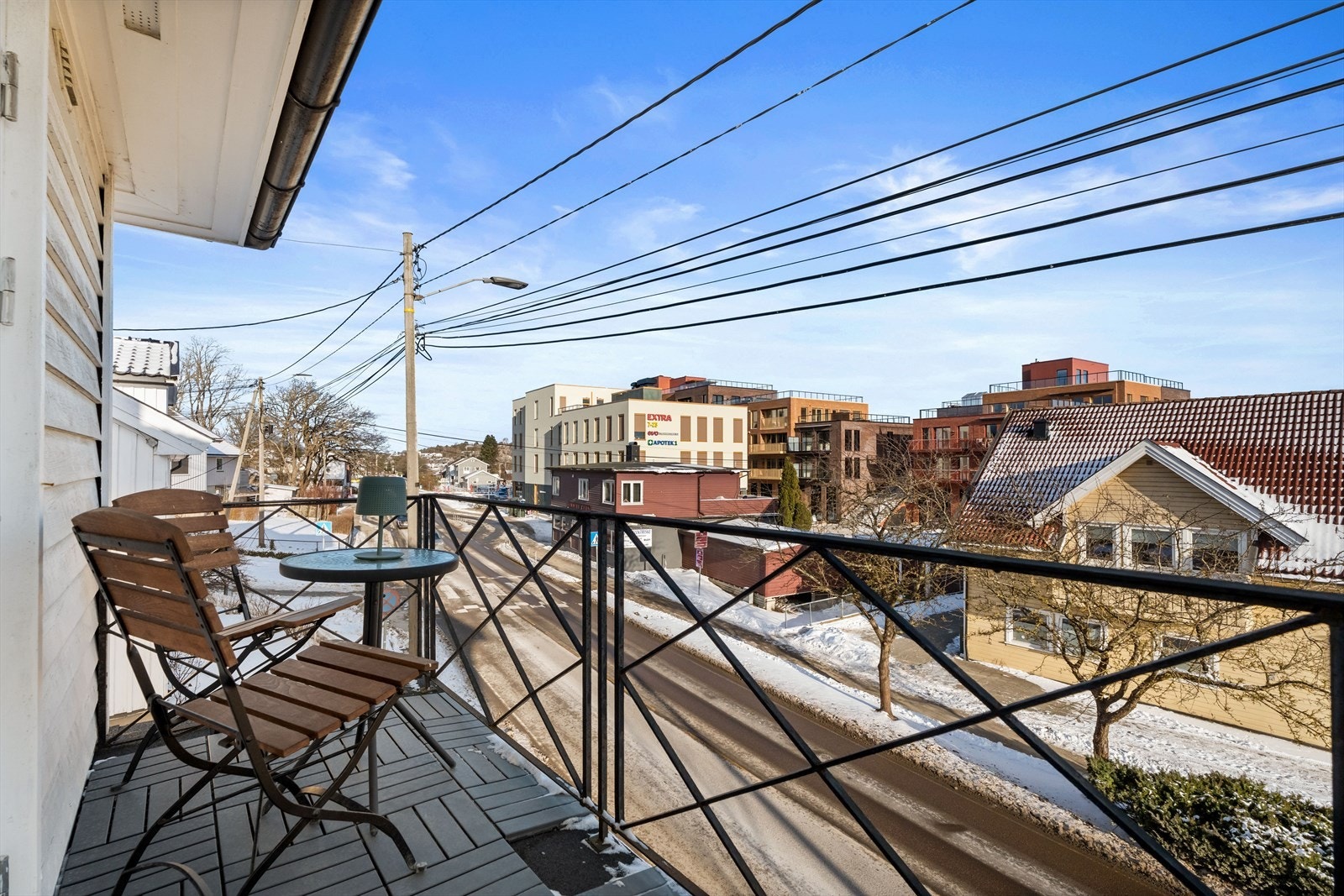 Balkongen utenfor soverommet. Galleribilde