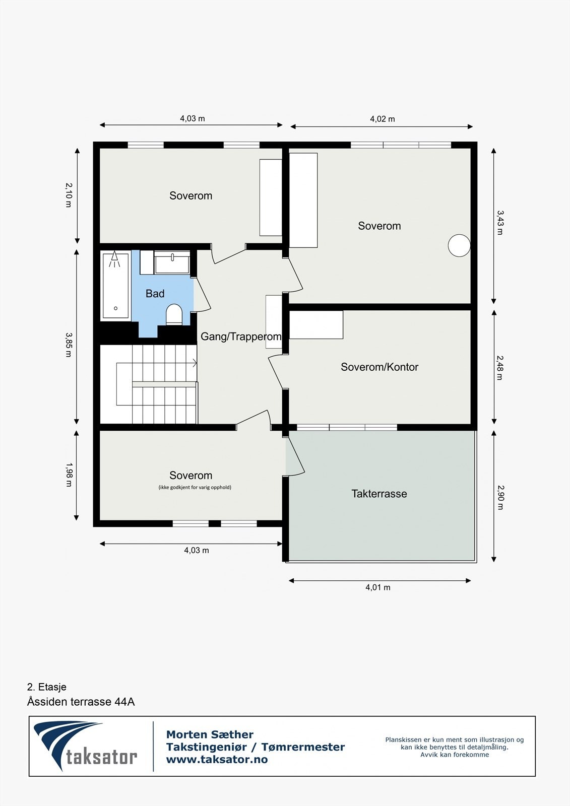 Plantegning - 2. etasje Galleribilde