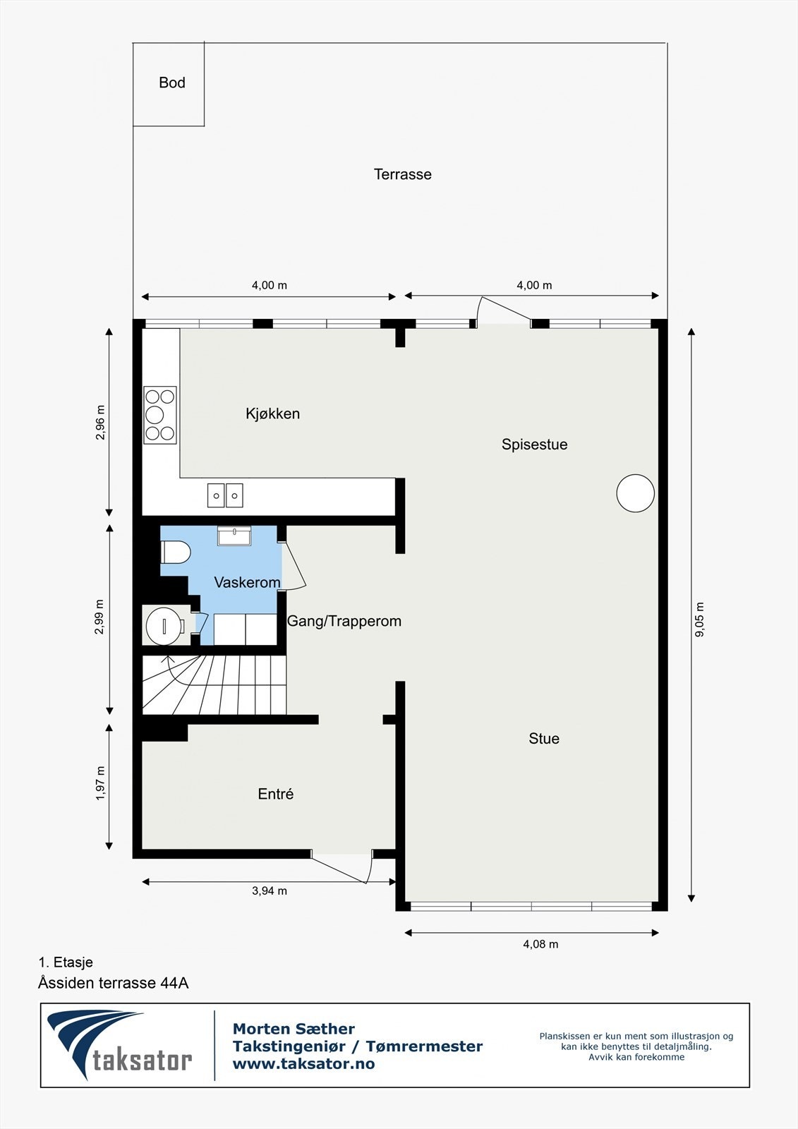 Plantegning - 1. etasje Galleribilde