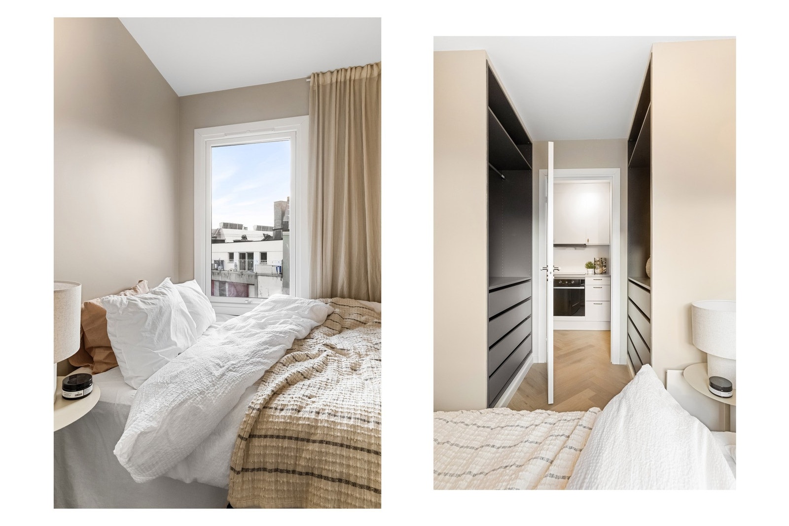 Soverommet vender mot rolig bakgård. Galleribilde