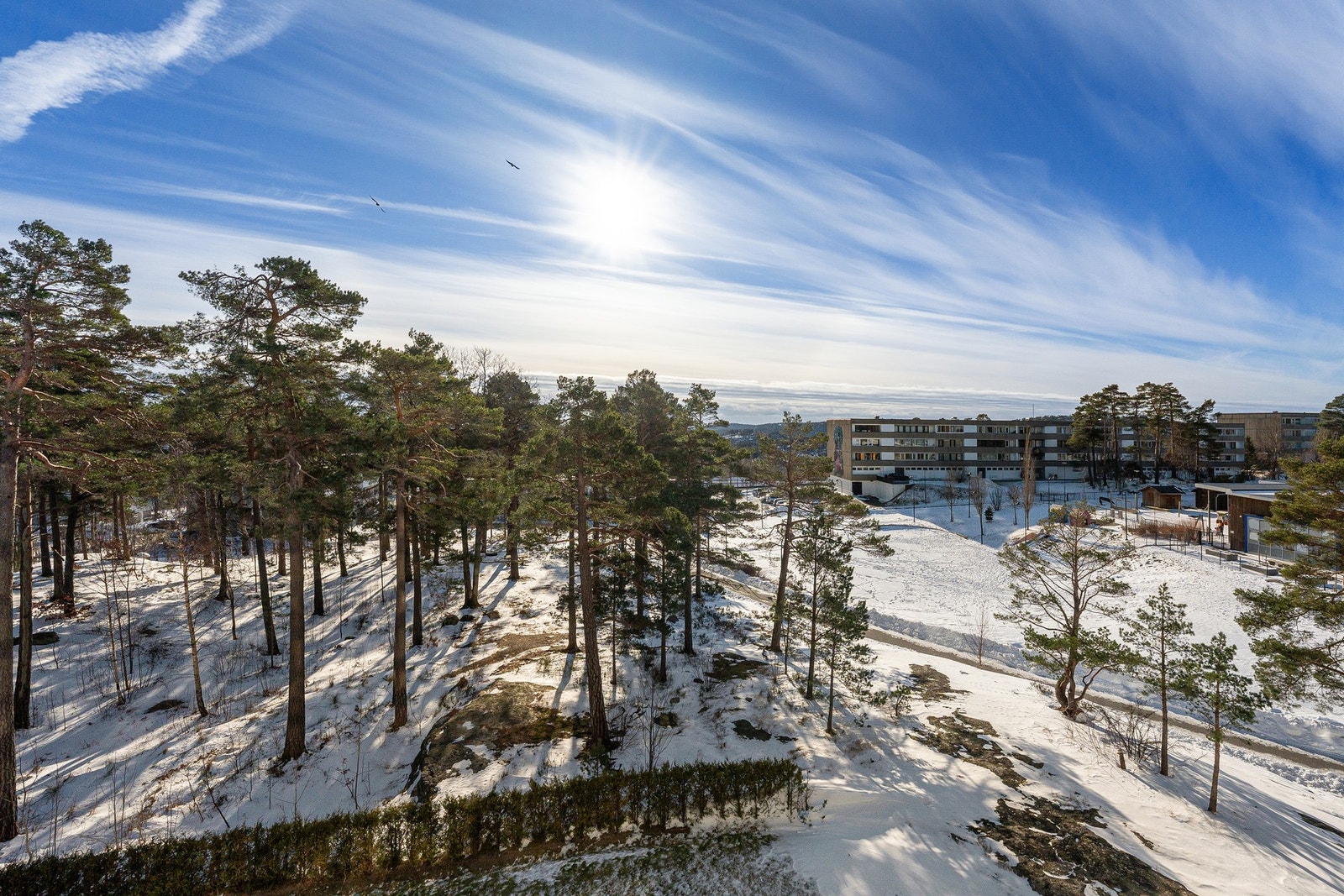 Utsikt fra balkongen. Galleribilde