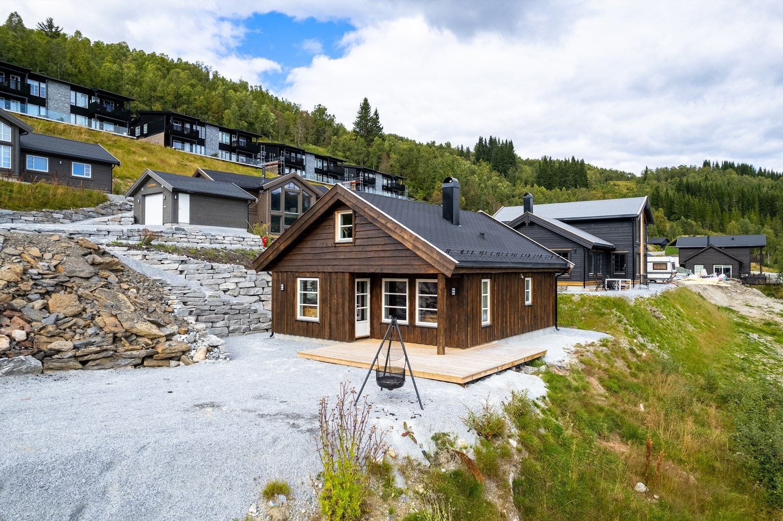 Hytta i sommardrakt Galleribilde