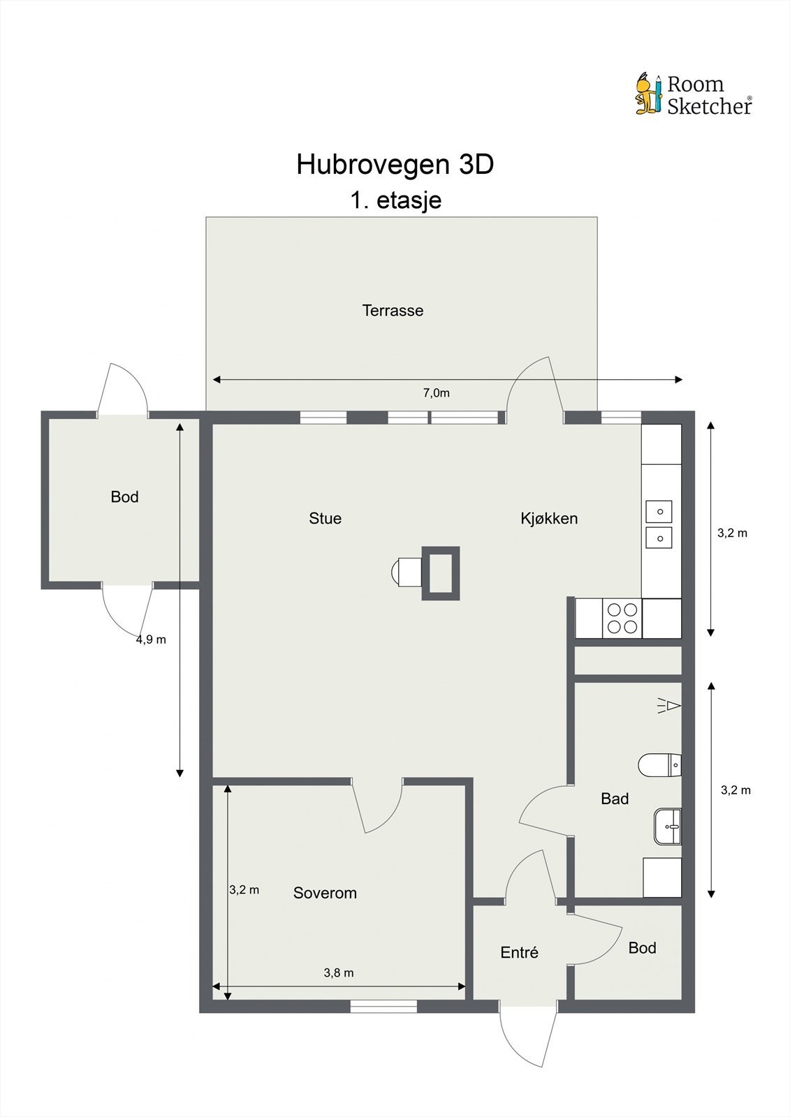 Plantegning. Galleribilde