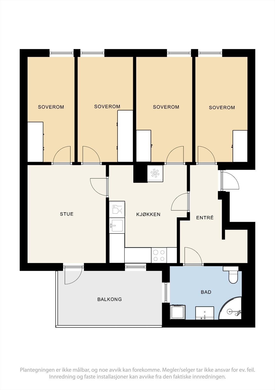 Plantegning - Se punkt "ferdigattest". Galleribilde