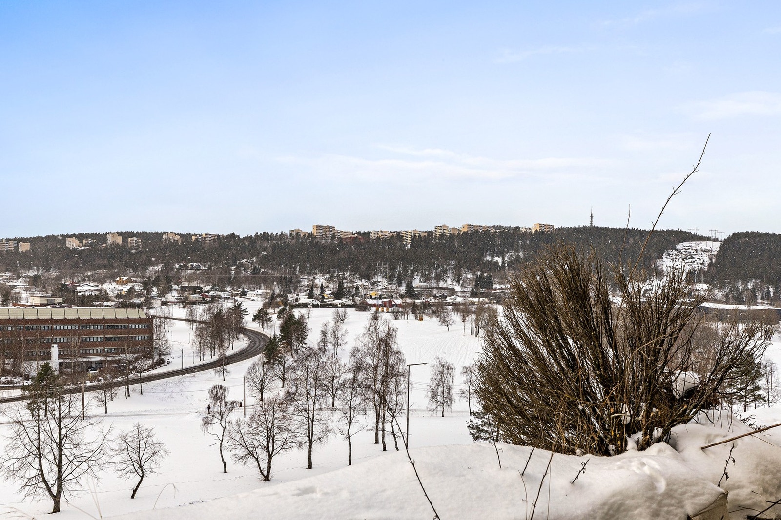Utsikten fra balkongen. Galleribilde