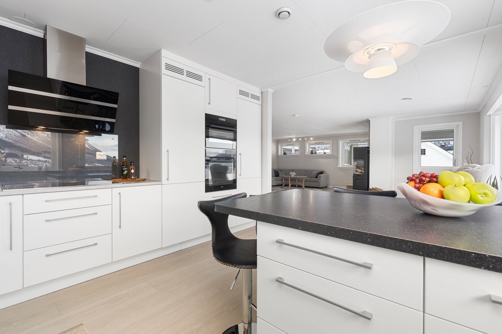 Integrerte hvitevarer og en praktisk utforming Galleribilde