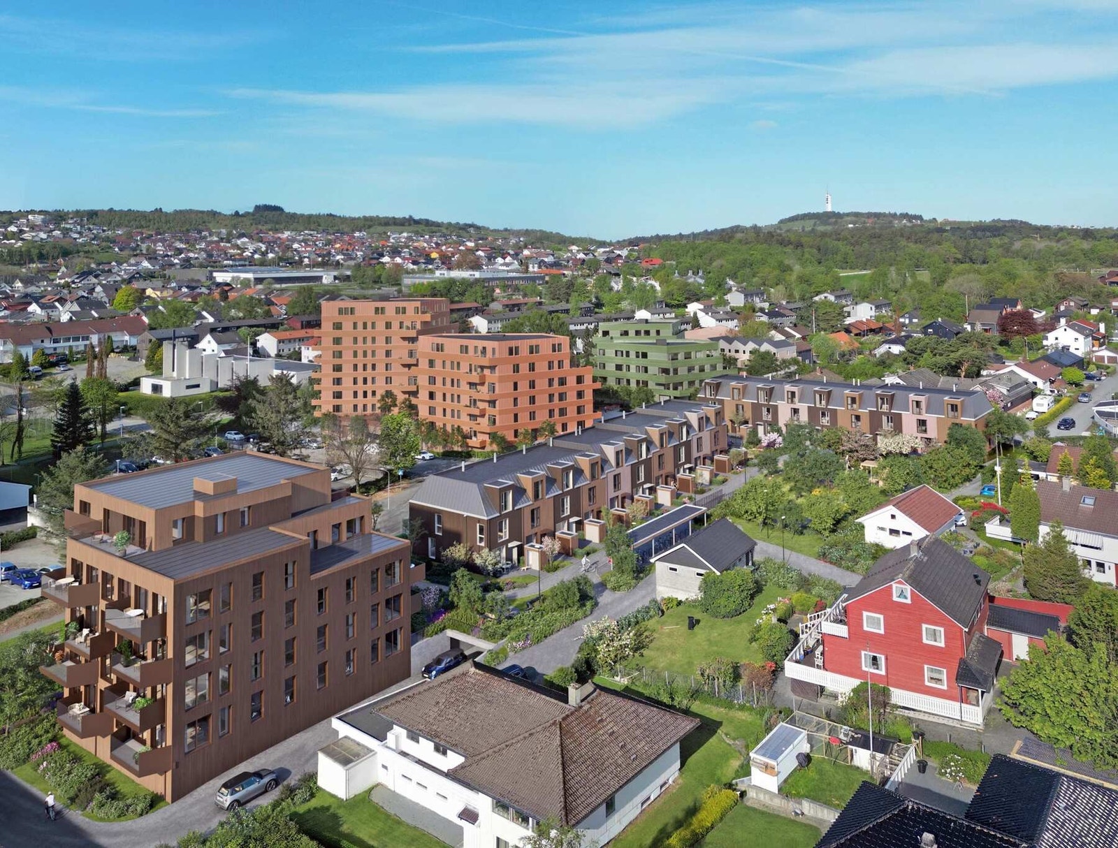 Botanika ligger godt til med kort vei til kollektivtransport og enkel adkomst til sentrum. Her bor du urbant - men med grønne kvaliteter rett utenfor døren. Galleribilde