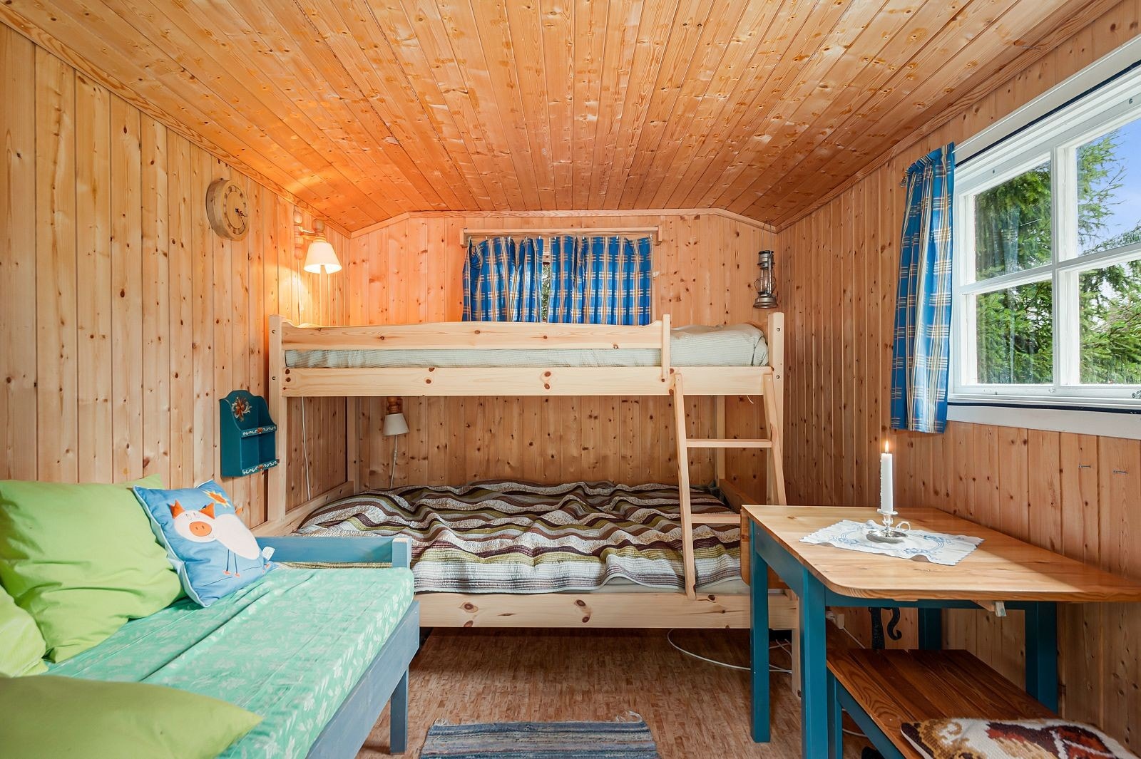 Annekset er på 8,5 m² og det er innlagt strøm. Galleribilde