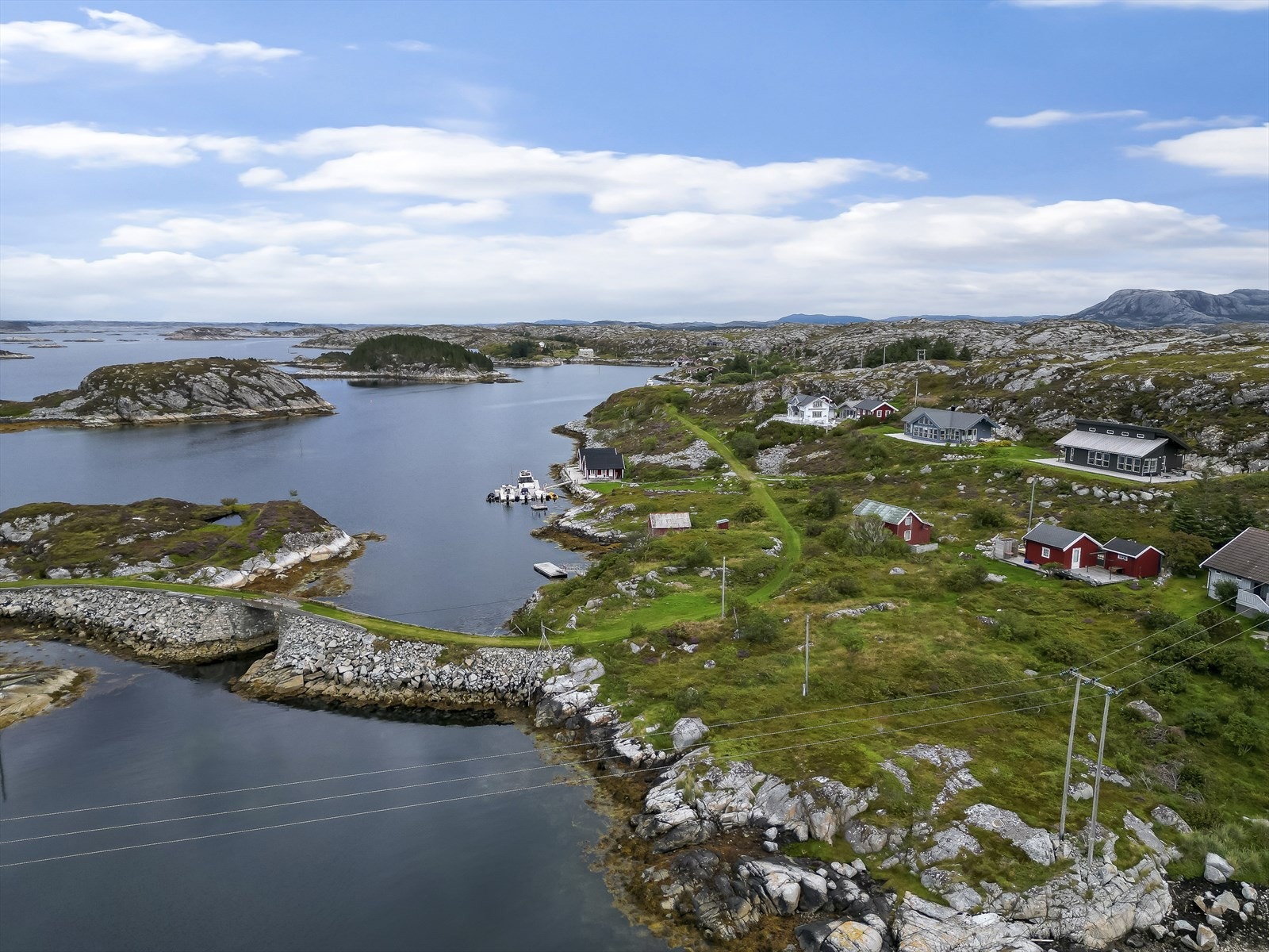 På Skårøya er det leirskole på sommerstid Galleribilde