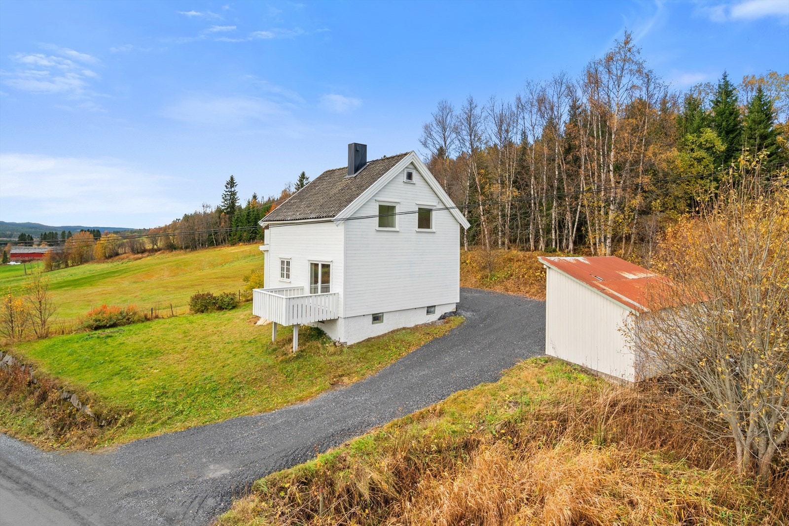 Sommerbilde fra eiendommen. Galleribilde