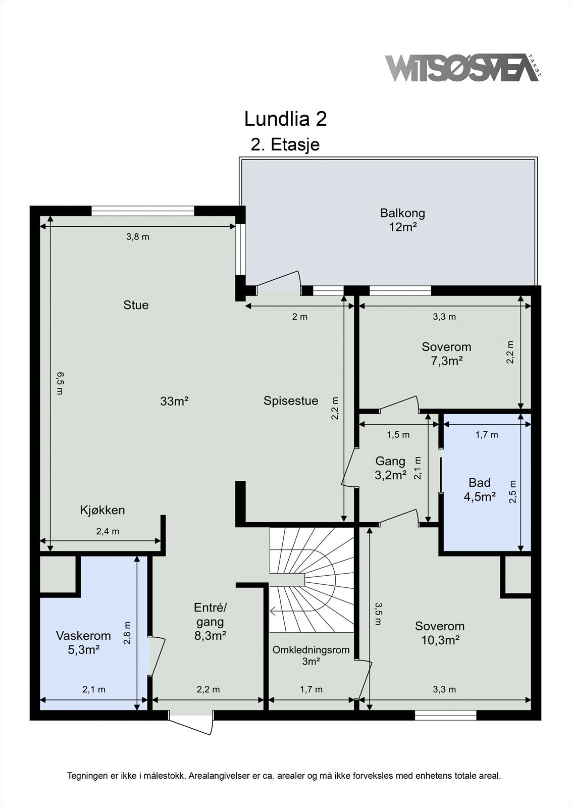 Lundlia 2 - 2. Etasje. Ta en titt på planskissen og gjør deg kjent med romfordelingen! Skulle ikke oppsatt visningstidspunkt passe - ta kontakt med megler på 476 88 491, så finner vi en løsning. Galleribilde