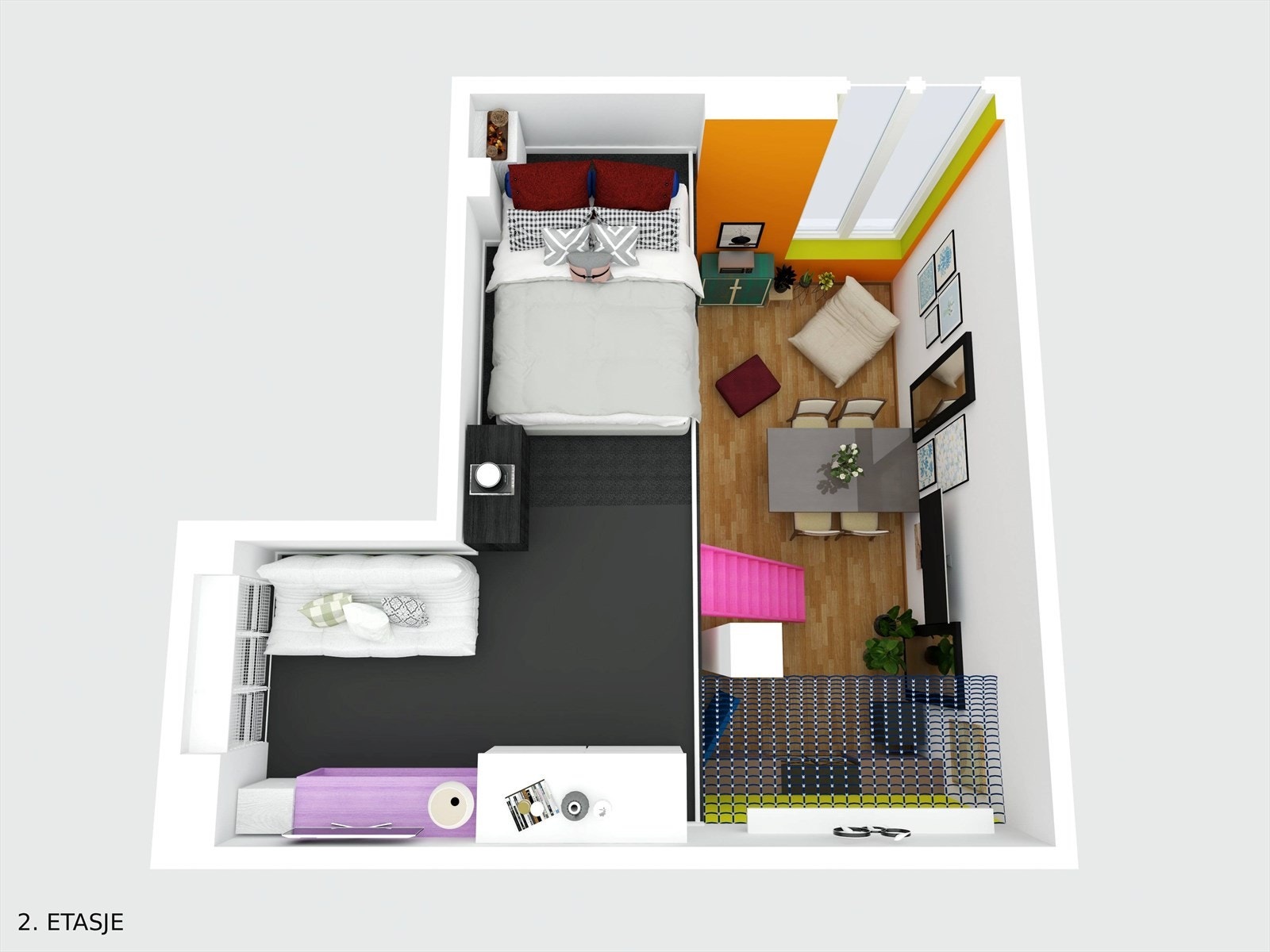 Plan illustrasjon Galleribilde