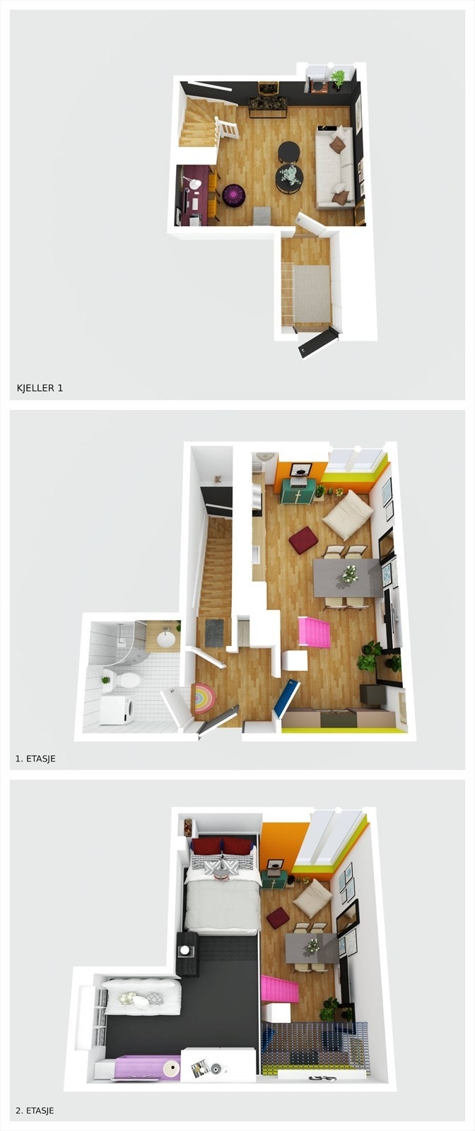 Planskisse Galleribilde