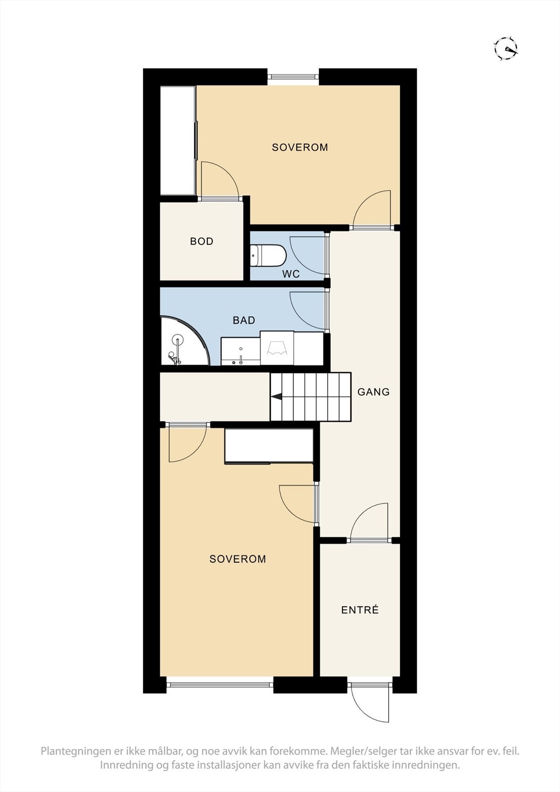 Plantegning underetasje. Galleribilde