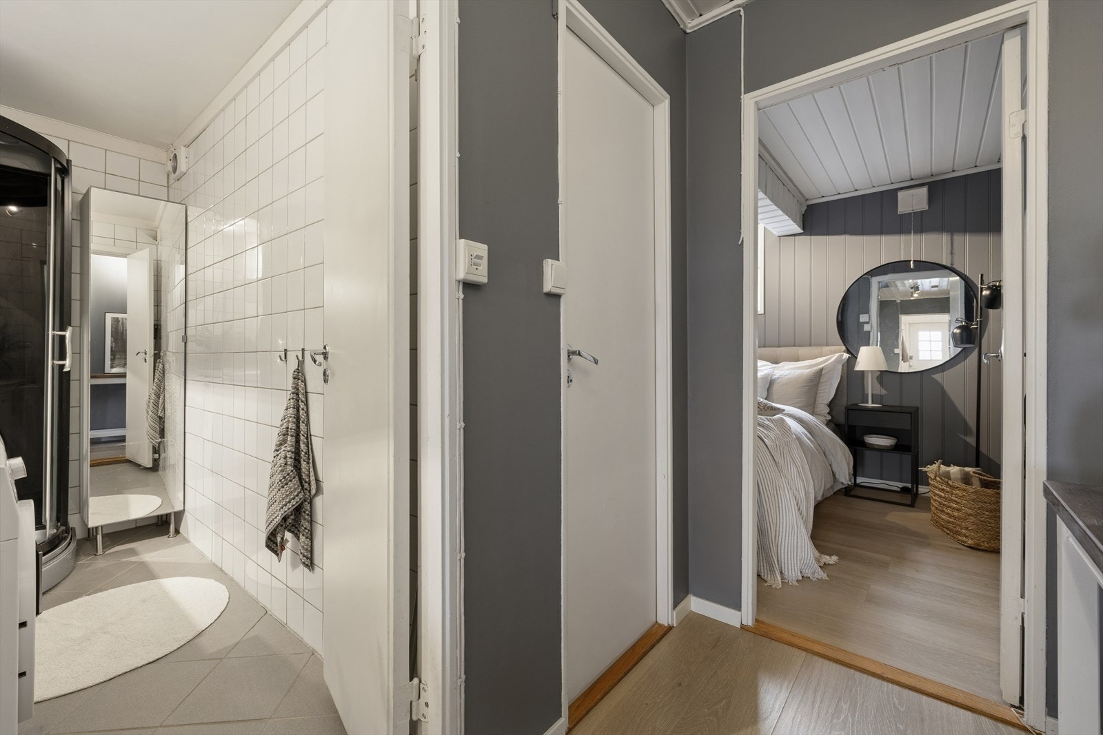 Fra gangen er det adkomst til baderom og toalettrom. Galleribilde