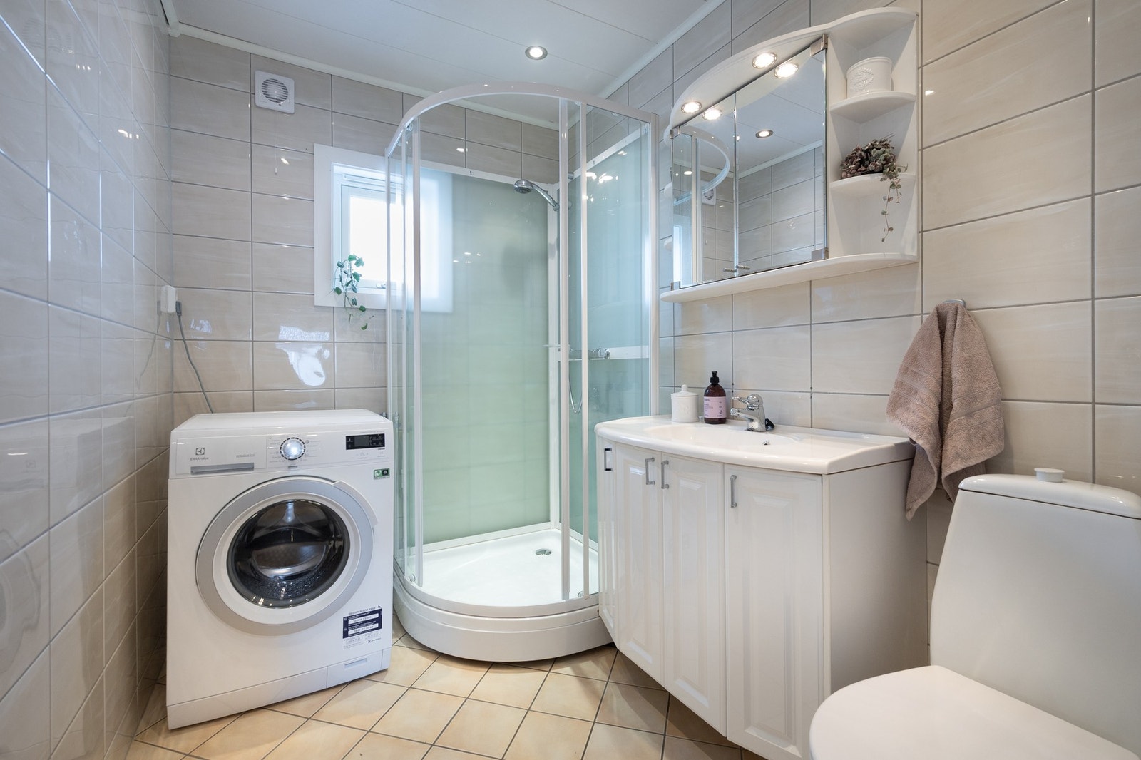 Badet har gulvvarme. Galleribilde