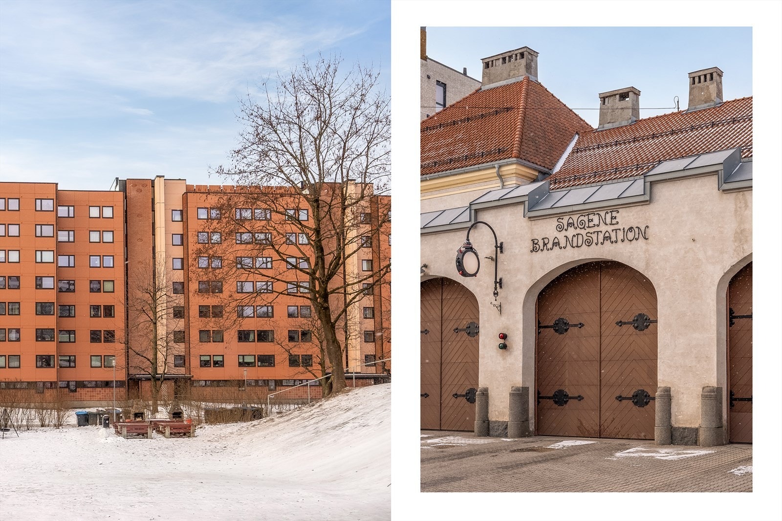 Det er kort og trygg vei til flere skoler og barnehager, inkludert Nordpolen og Lilleborg skole. Galleribilde