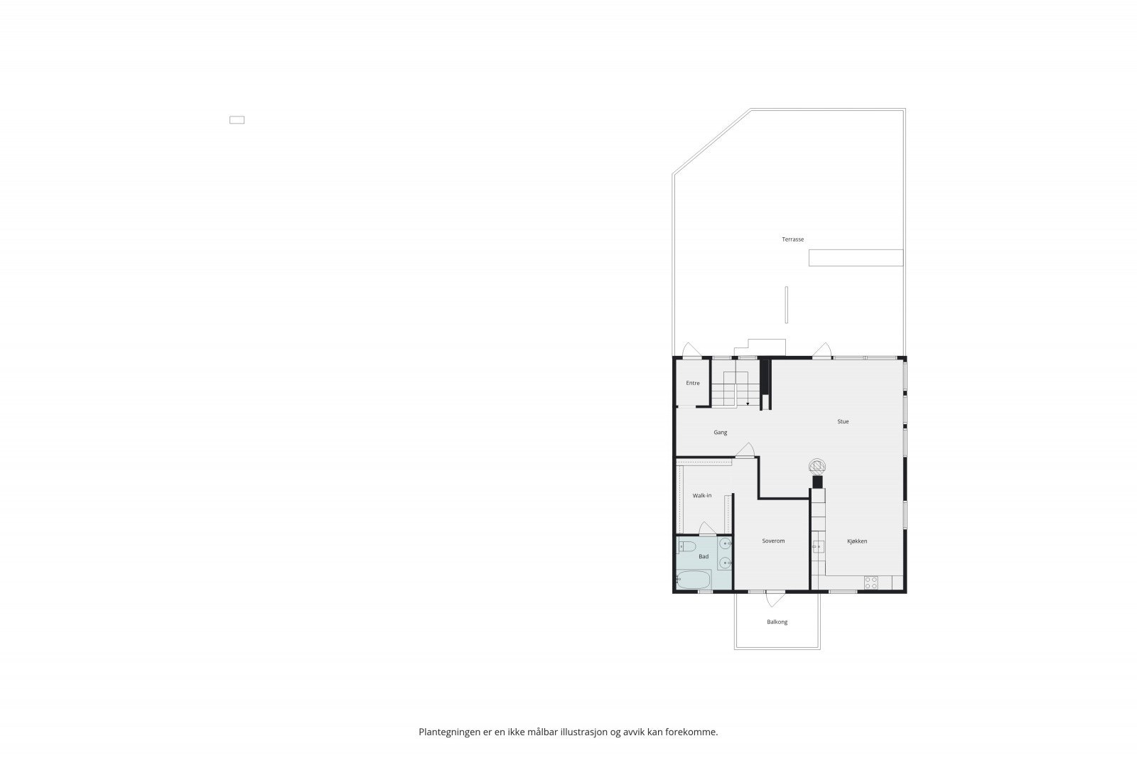 Plantegning 1.etasje. Galleribilde