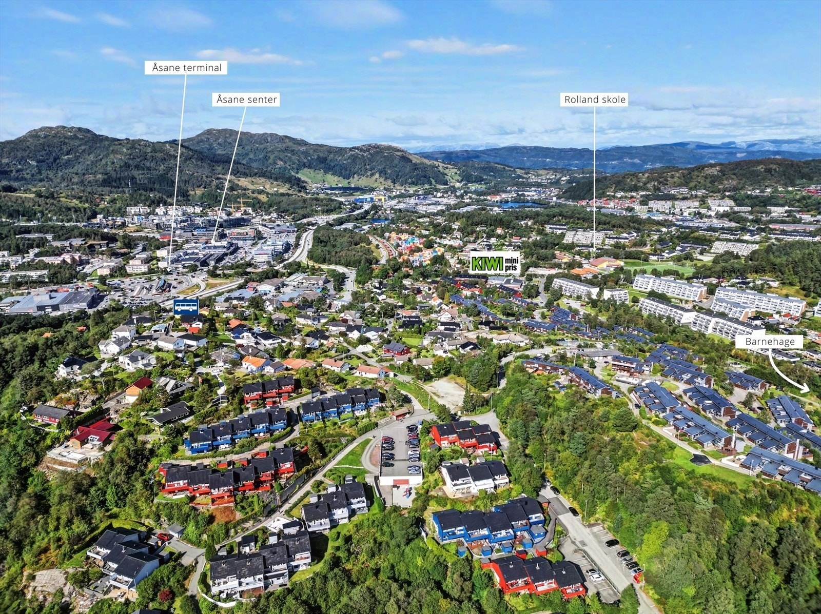 Bruskedalsreset er en svært sentral plassering i Åsane bydel. Rolland skole skal gjennom en stor oppgradering av bygg de neste årene. Galleribilde