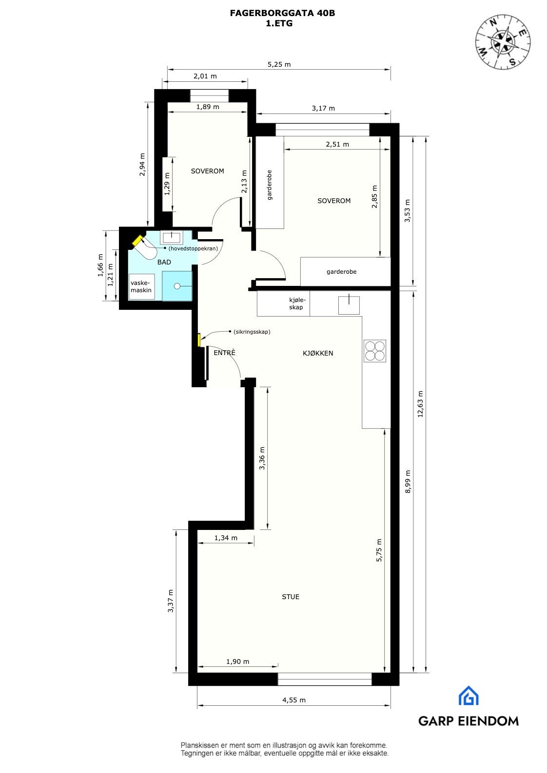 Plantegning. Galleribilde