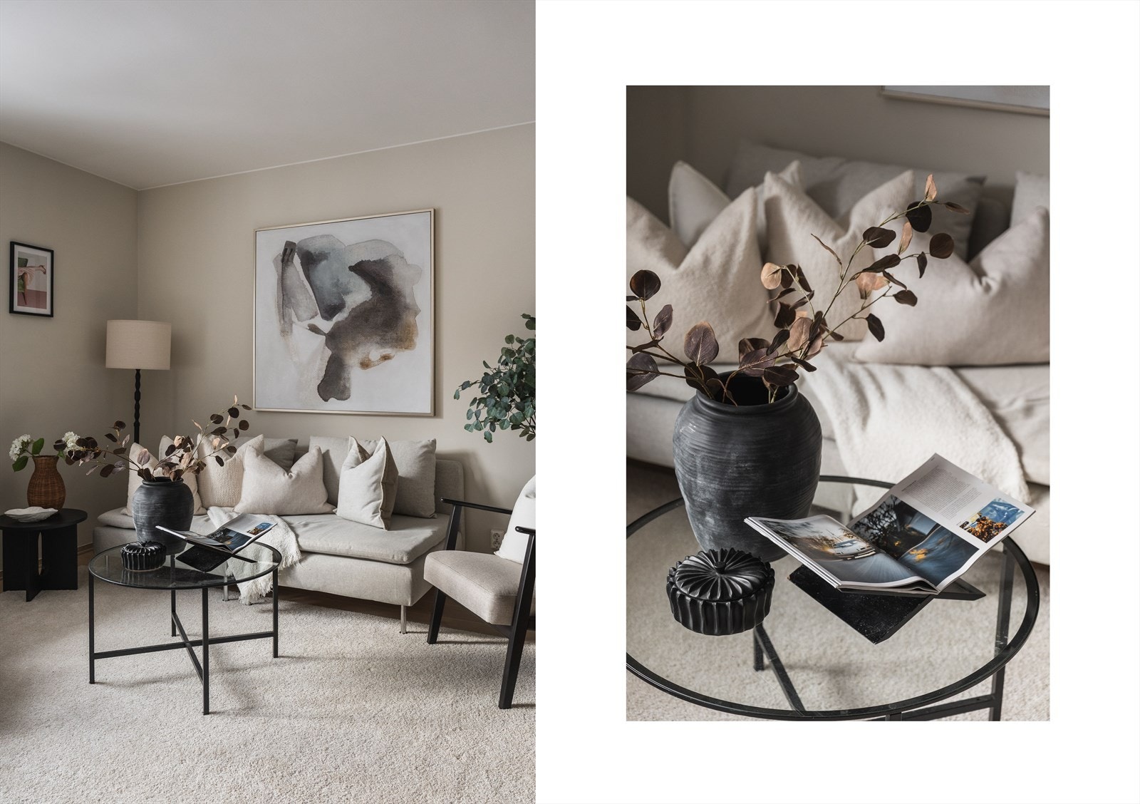 Lys og luftig stue. Stuen har god plass til sittegruppe, tilhørende møblement og hyggelig utsyn. Galleribilde