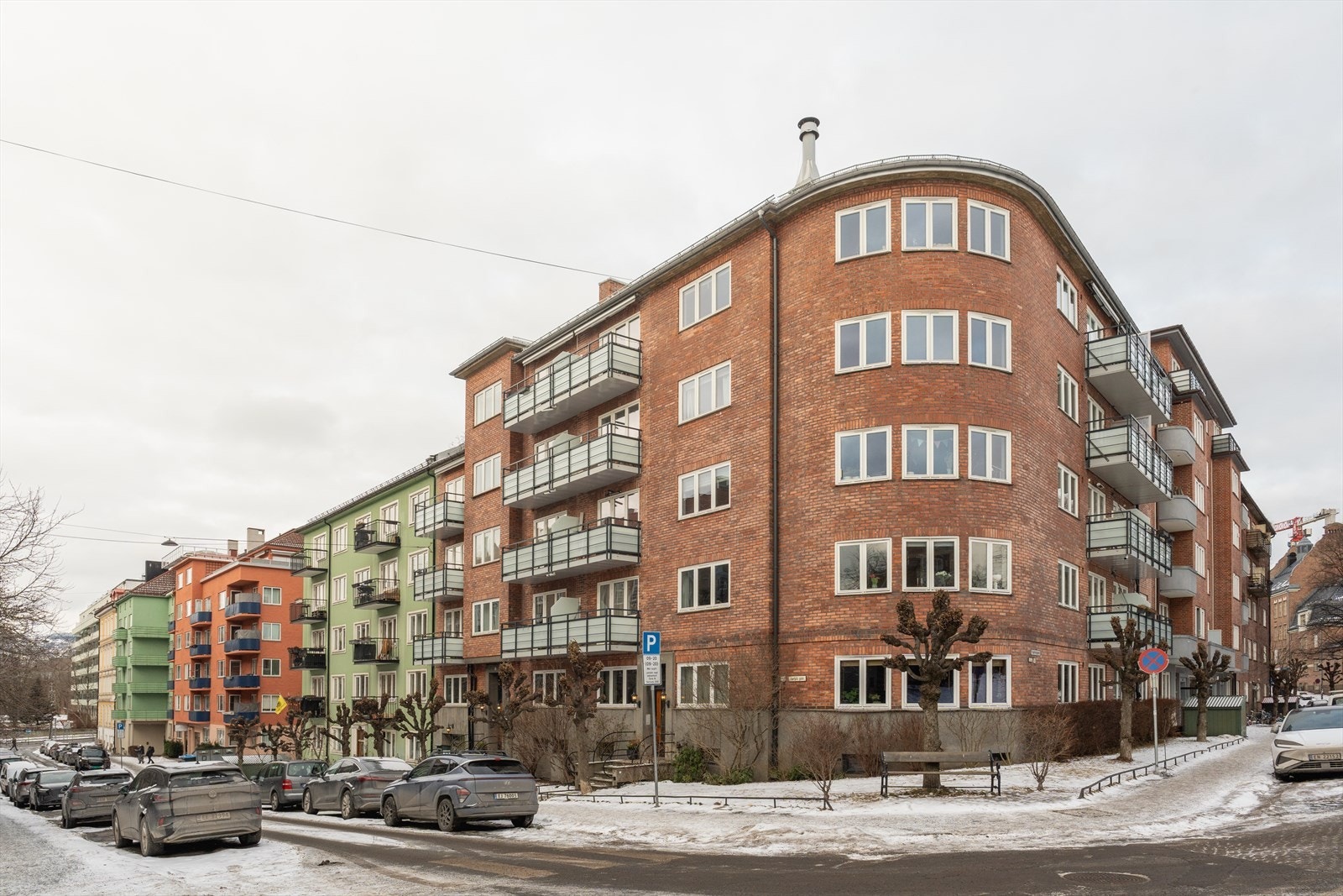 Fasaden til Fagerborggata 40B. Galleribilde