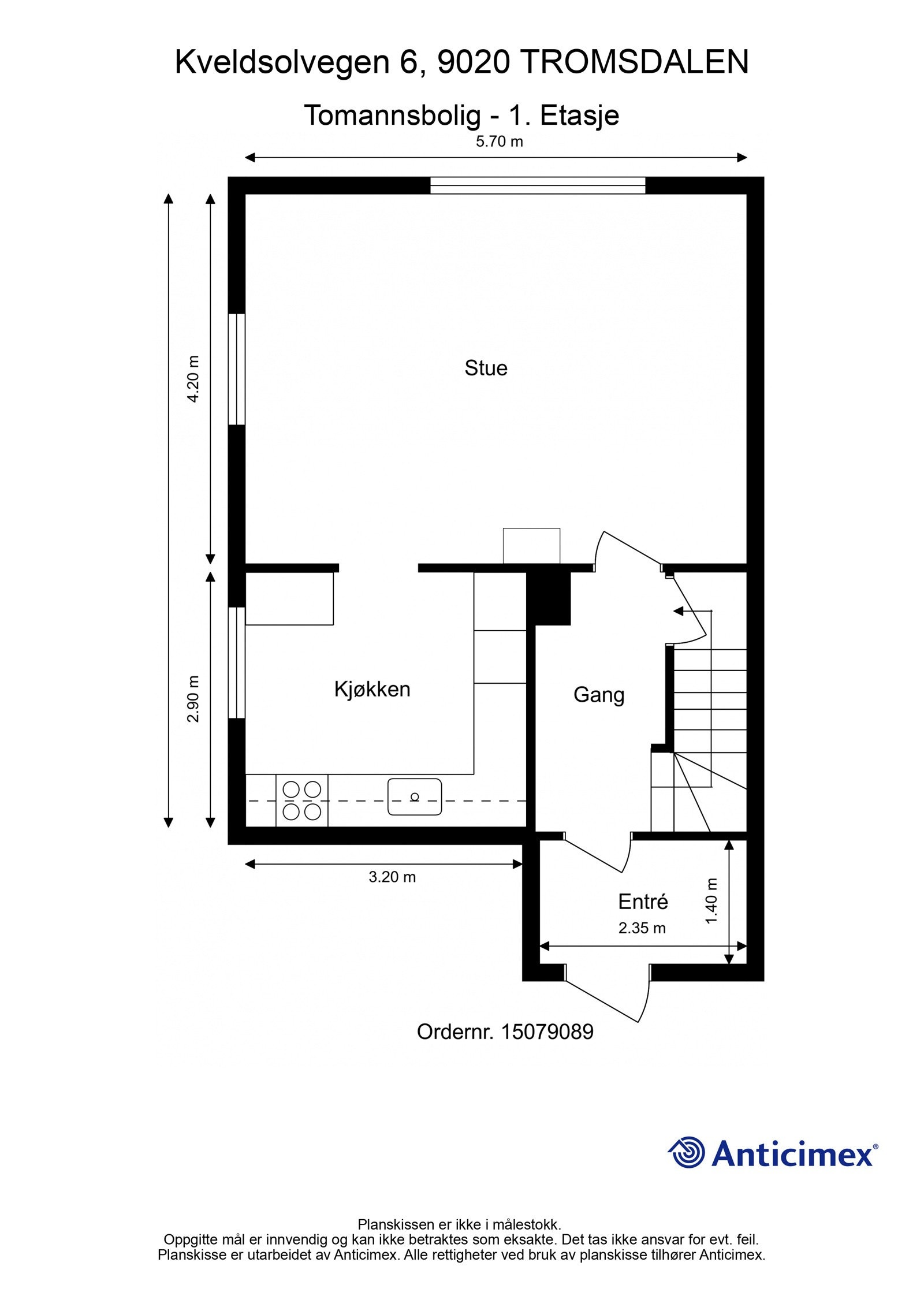 Plantegning - 1. Etasje Galleribilde