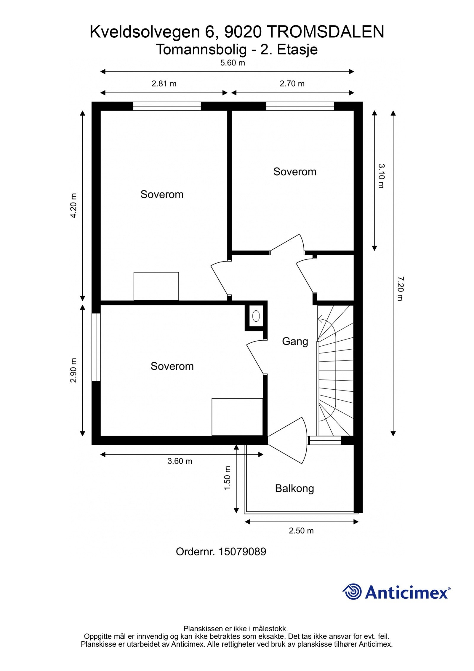 Plantegning - 2. Etasje Galleribilde