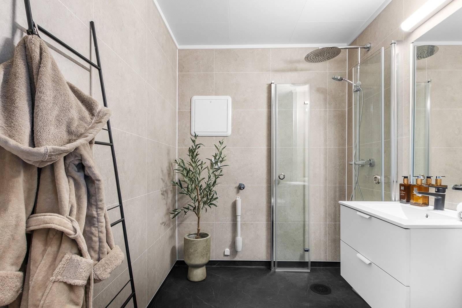 Totalrenovert bad i 2026. Galleribilde