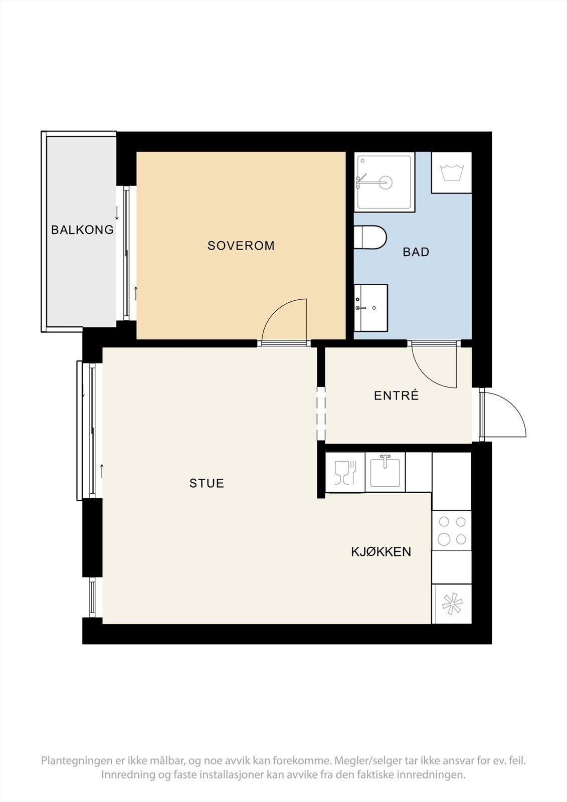 Boligen har en godt utnyttet planløsning. Galleribilde