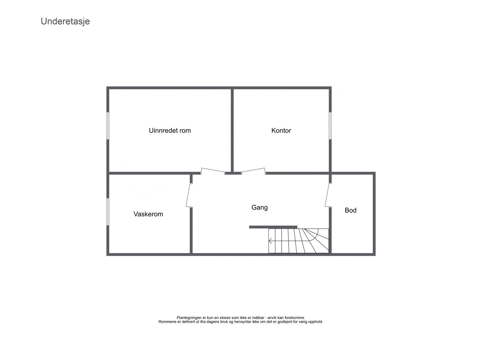 Plantegninger for kjelleren Galleribilde