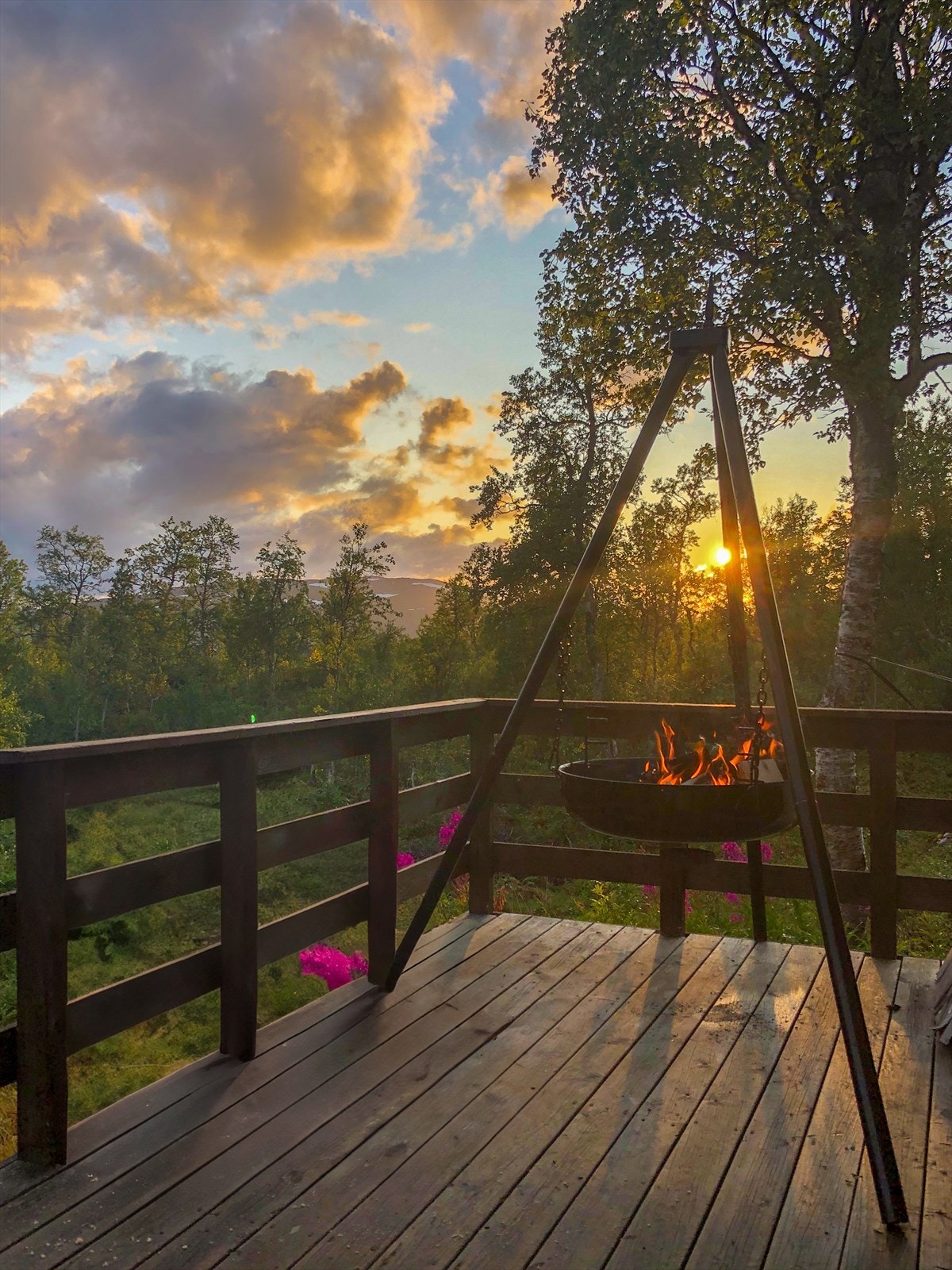 Her kan man nyte en koselig stund med venner eller familie. (selgers private bilder) Galleribilde