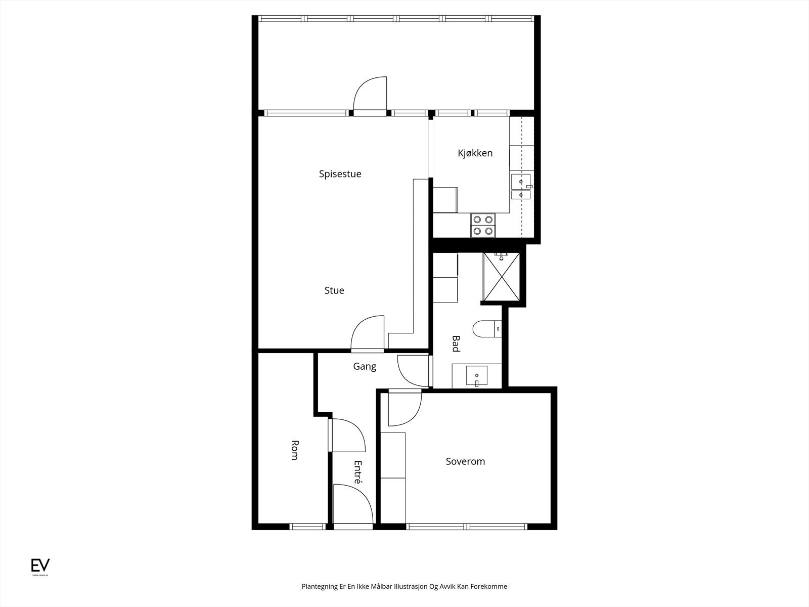 Plantegning 11. etasje Galleribilde