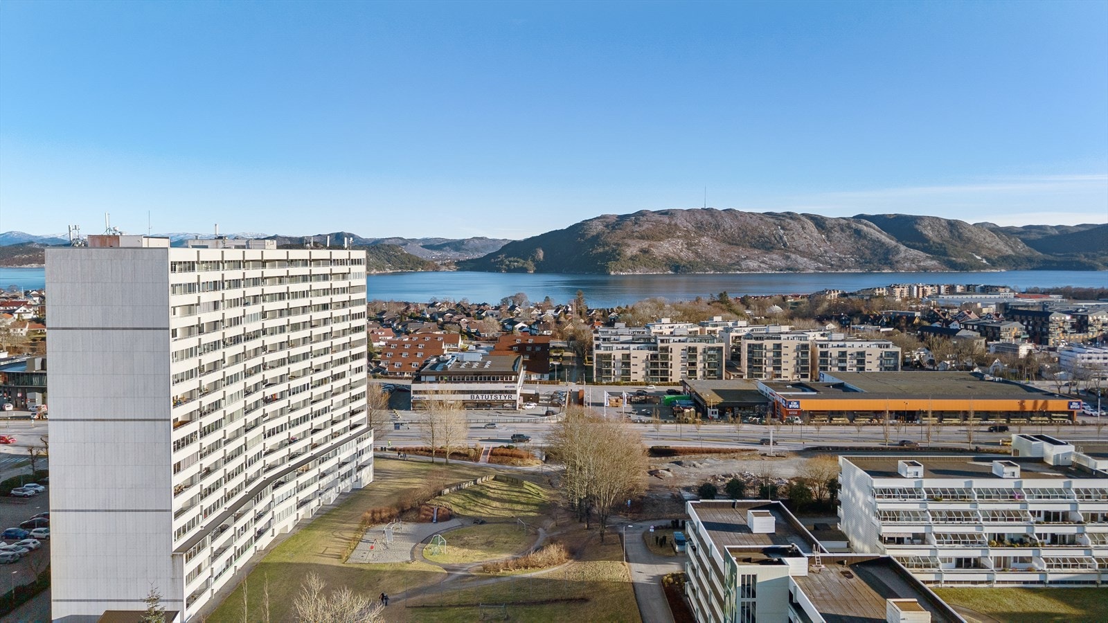 Her bor du sentrumsnært, men likevel tilbaketrukket. Galleribilde