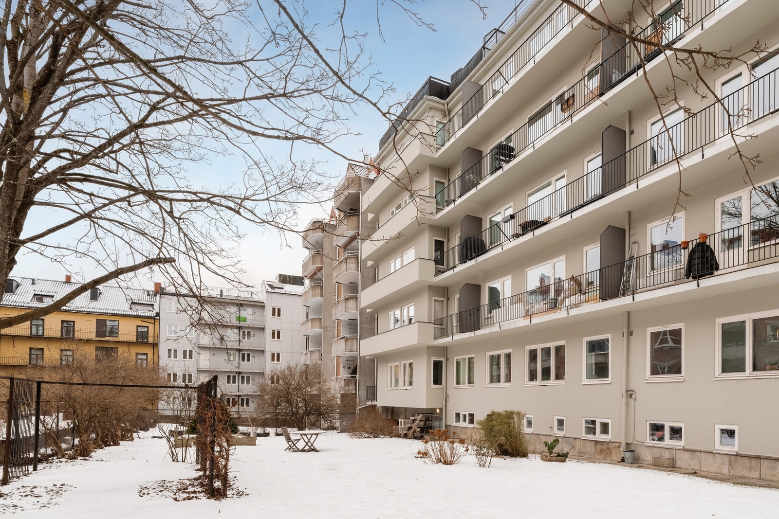 Sameiet består av 69 boligseksjoner. Galleribilde