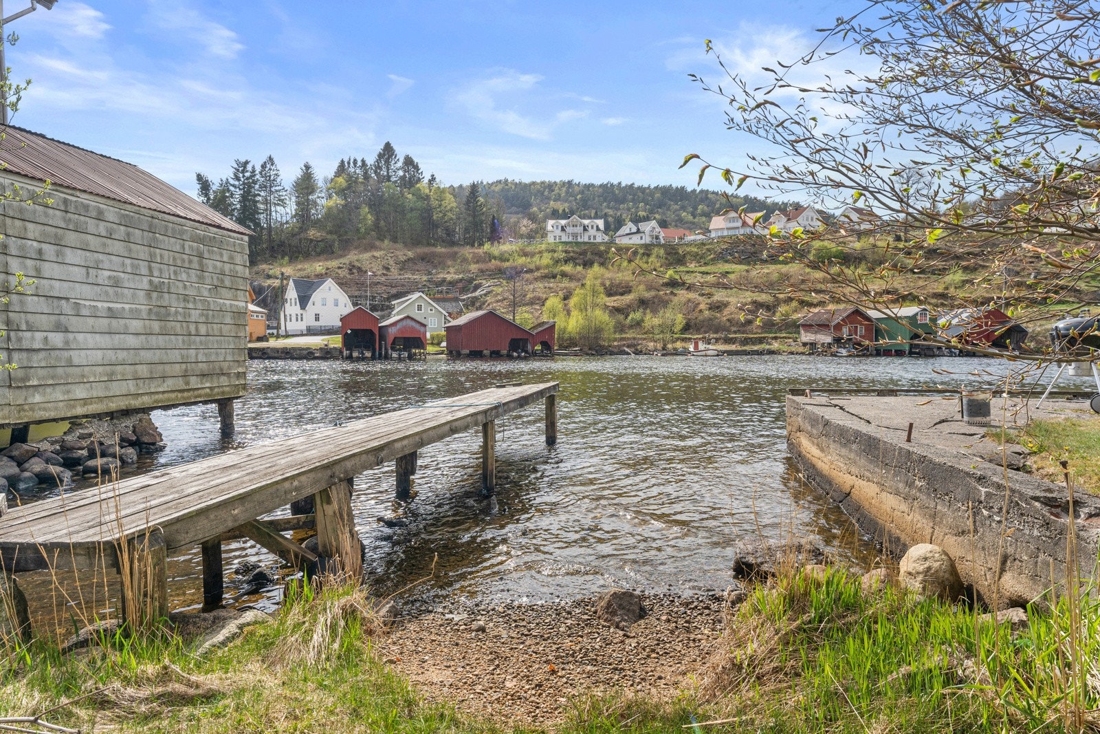 Båtplassen som medfølger. Galleribilde