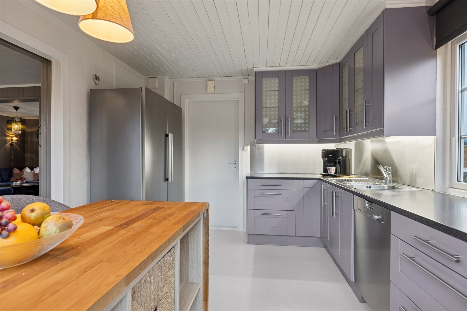 Alt i alt et svært funksjonelt og godt kjøkken som innbyr til herlige smaksopplevelser. Galleribilde