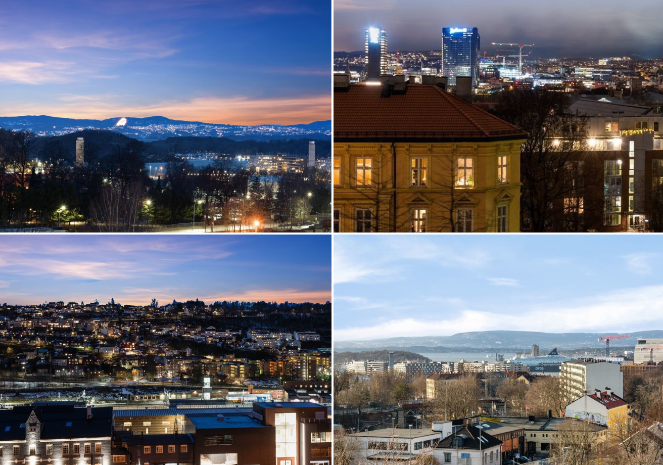 Fra boligen har man fantastisk utsikt i alle retninger. Galleribilde