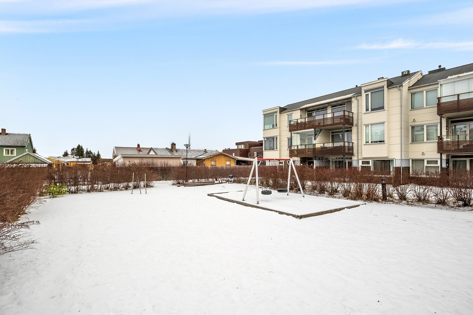 Sameiets fellestomt er pent opparbeidet Galleribilde