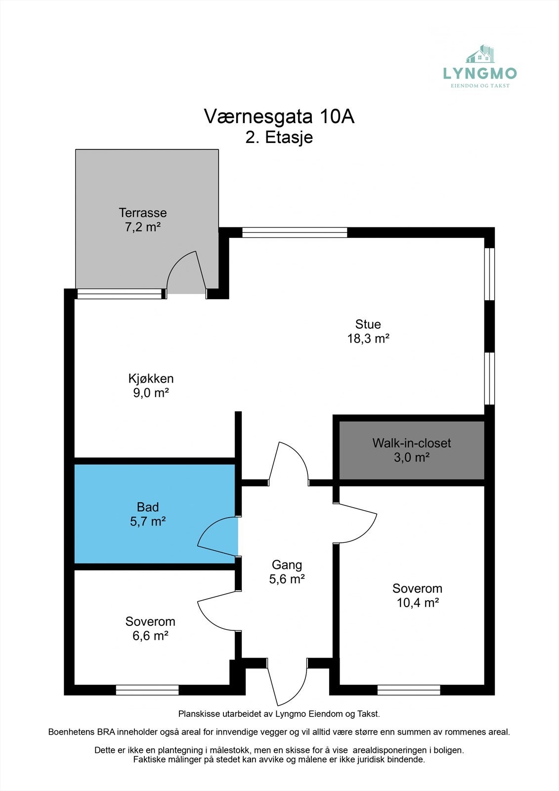 Planskisse Galleribilde