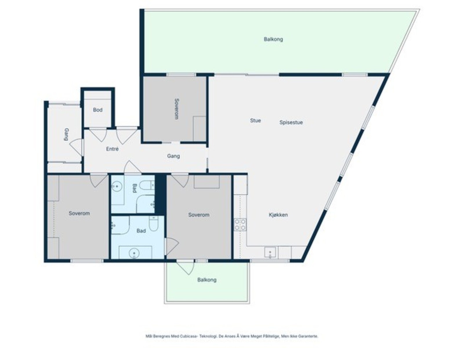 Plantegning Galleribilde