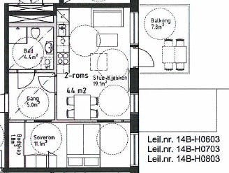 Plantegning 703 Galleribilde