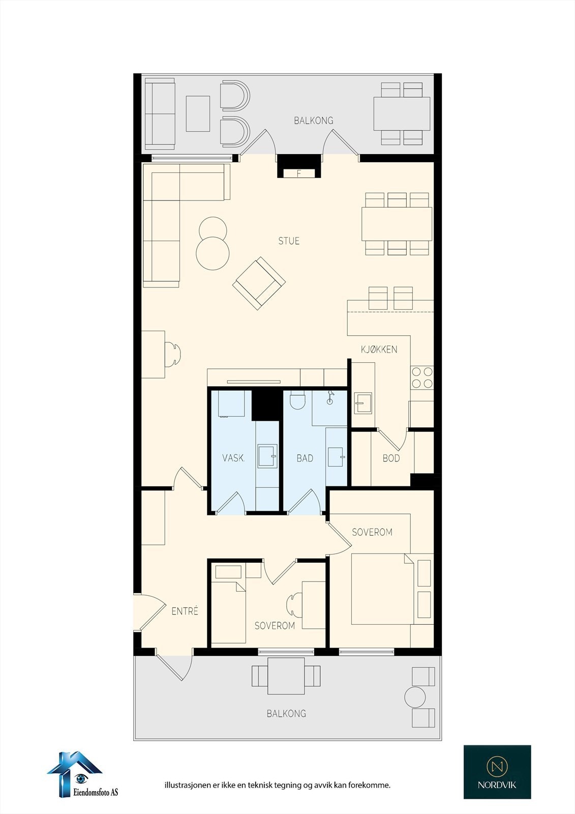 Planskisse Galleribilde